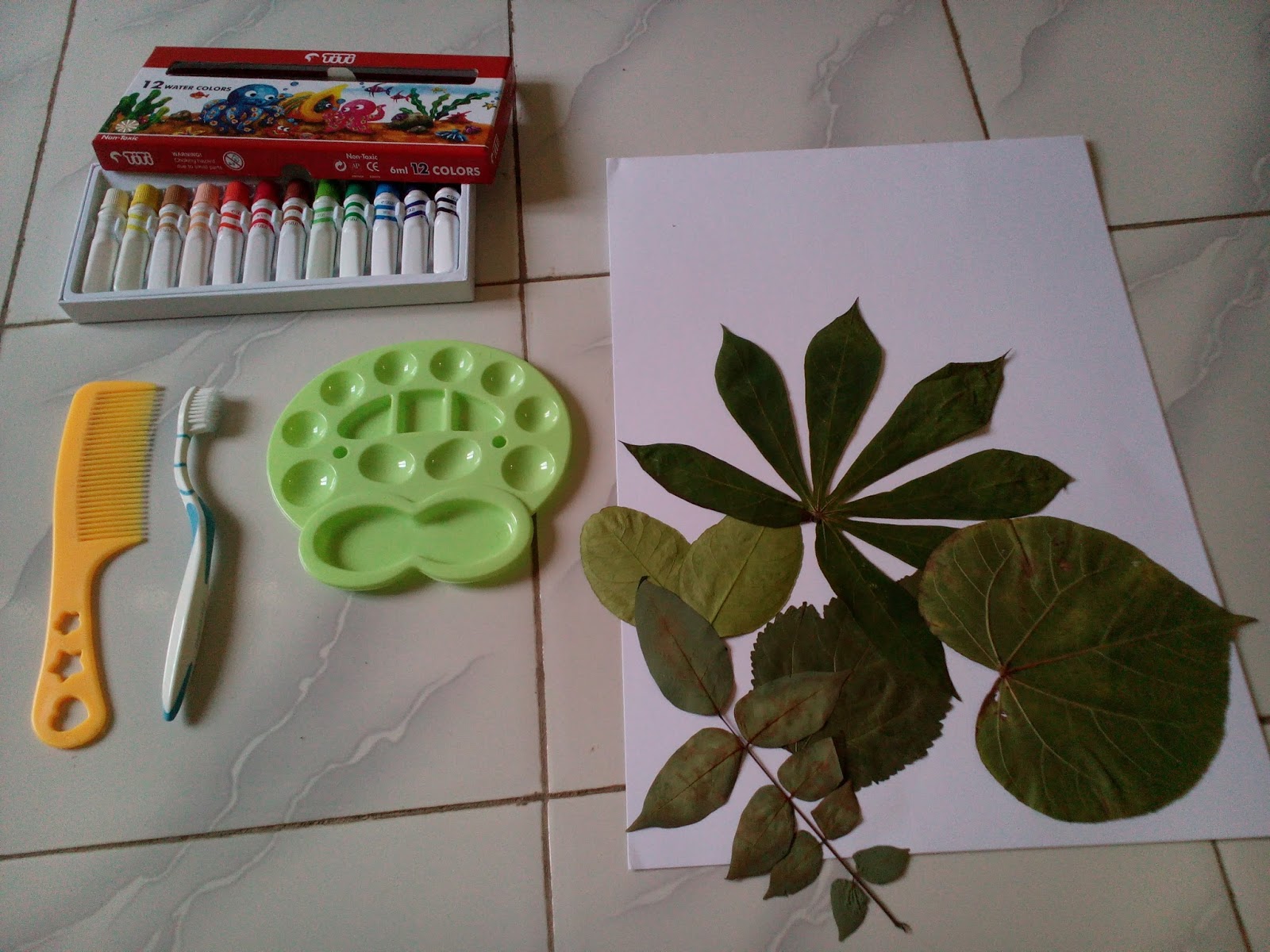 Karya Seni Lukis Menggunakan Cat Air