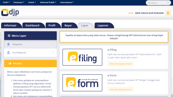 Inilah Panduan Pengisian E Filing Pajak Online Wajib Kamu Ketahui