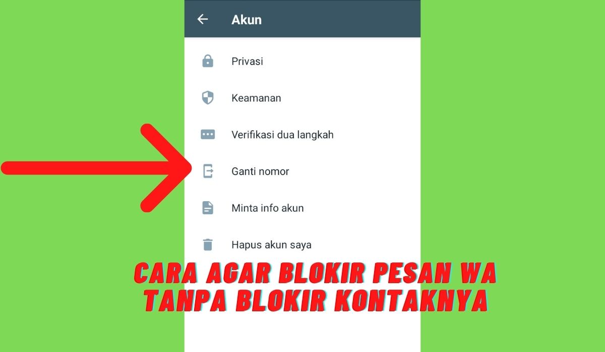 Mengaktifkan Mode Pesawat Saat Membaca Pesan