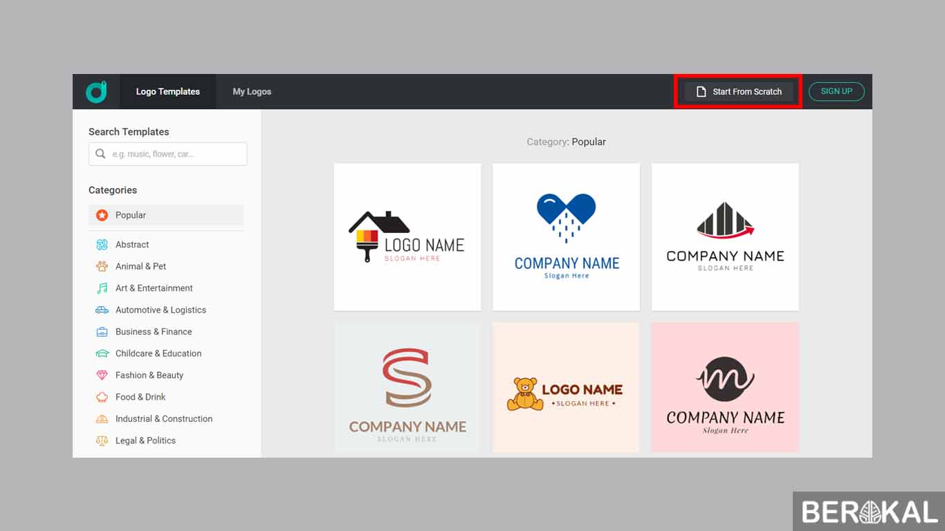 Cara Membuat Logo Transparan Online - Gambar 1